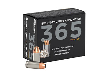 SIG AMMO 9MM 115GR JHP CCW 20/200