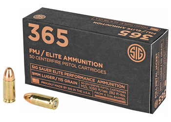 SIG AMMO 9MM 115GR FMJ 50/1000