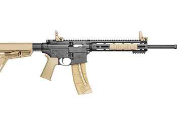 Alternative view of S&W M&P15-22 22LR 16" 25RD FDE THRD