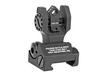 TROY FLDNG REAR DI-OPTC SGHT TRIT BK