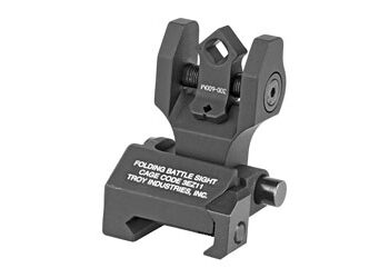 Alternative view of TROY FLDNG REAR DI-OPTC SGHT TRIT BK