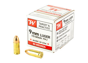 WIN USA 9MM LUGER 115GR FMJ 50/1000