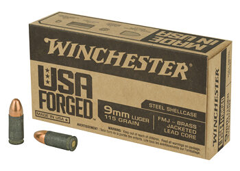 WIN 9MM 115GR FMJ STEEL CASE 50/500