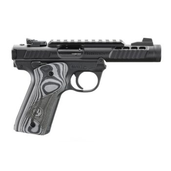 Ruger Mark IV 22/45 Lite Handgun .22 LR 10rd Magazines(2) 4.4" Non-threaded Barrel G10 Grip