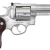 Ruger 5050 Redhawk 45 ACP/45 Long Colt 6rd, 4.20" Satin Stainless Steel Barrel, Cylinder & Frame, Lasered Hardwood Grip, Exposed Hammer 2 107286