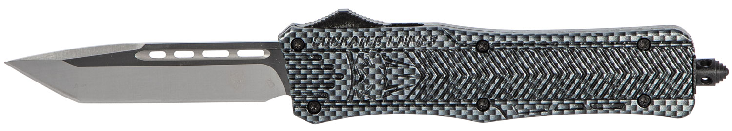 CobraTec Knives MCFCTK1MTNS CTK-1 Medium 3" OTF Tanto Plain D2 Steel Blade/Carbon Fiber Aluminum Handle Features Glass Breaker Includes Pocket Clip 3 CobraTec Knives MCFCTK1MTNS CTK-1 Medium 3" OTF Tanto Plain D2 Steel Blade/Carbon Fiber Aluminum Handle Features Glass Breaker Includes Pocket Clip