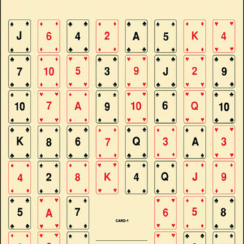 Action Target CARD1100 Entertainment  52 Playing Cards Paper 22.50" x 24" Multi-Color 100 Per Box