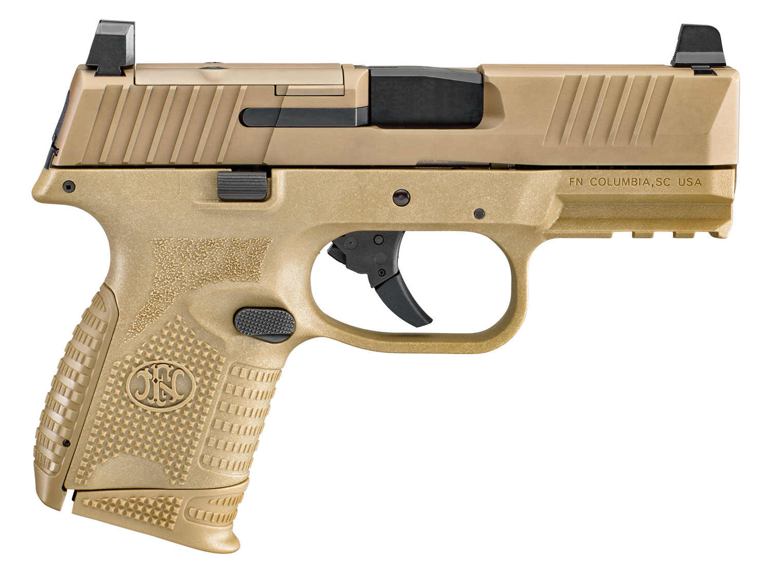 FN 66100575 509C MRD 9mm Luger 10+1 3.70" Black Recessed Target Crown Steel Barrel, Flat Dark Earth PVD Optic Ready/Serrated Steel Slide & Polymer Frame w/Picatinny Rail, Ambidextrous 3 FN 66100575 509C MRD 9mm Luger 10+1 3.70" Black Recessed Target Crown Steel Barrel, Flat Dark Earth PVD Optic Ready/Serrated Steel Slide & Polymer Frame w/Picatinny Rail, Ambidextrous