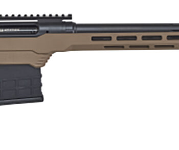 Savage Arms 57566 110 Precision 338 Lapua Mag 5+1 24", Matte Black Rec/Barrel, Flat Dark Earth Cerakote MDT LSS XL Chassis, Polymer Grip