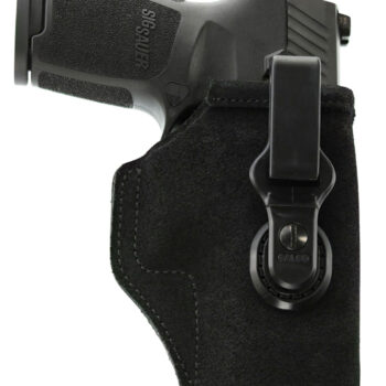 Galco TUC652B Tuck-N-Go 2.0 IWB Black Leather UniClip Fits S&W M&P Shield Fits S&W M&P Shield Plus Fits S&W M&P Shield 2.0 Right Hand
