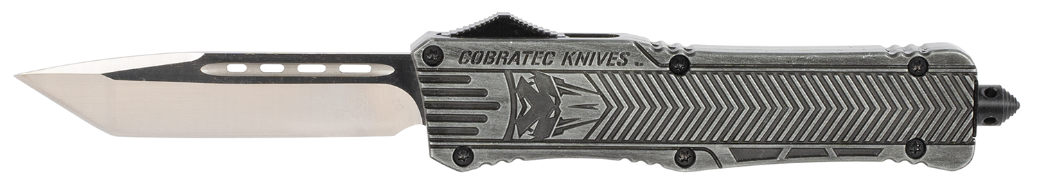 CobraTec Knives LSWCTK1LTNS CTK-1 Large 3.75" OTF Tanto Plain D2 Steel Blade/Stonewashed Aluminum Handle Features Glass Breaker Includes Pocket Clip 3 CobraTec Knives LSWCTK1LTNS CTK-1 Large 3.75" OTF Tanto Plain D2 Steel Blade/Stonewashed Aluminum Handle Features Glass Breaker Includes Pocket Clip