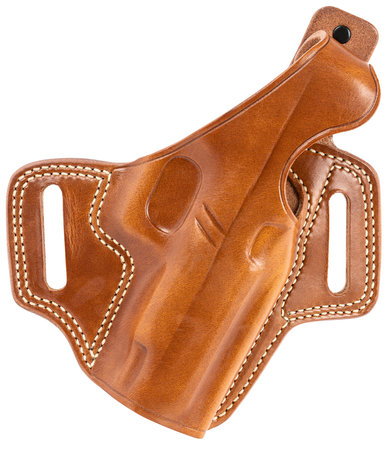Galco FL834 Fletch OWB Tan Leather Belt Slide Compatible w/ Glock 48/48 MOS/S&W M&P Shield EZ Belt Up to 1.75" Wide Right Hand 3 Galco FL834 Fletch OWB Tan Leather Belt Slide Compatible w/ Glock 48/48 MOS/S&W M&P Shield EZ Belt Up to 1.75" Wide Right Hand