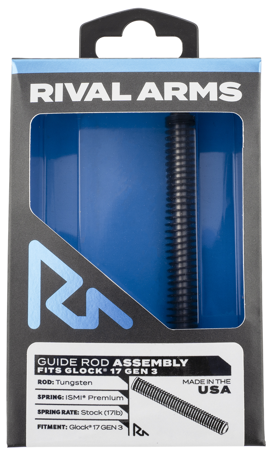 Rival Arms RA50G101T Guide Rod Assembly Fits Glock 17 Gen3 Tungsten 3 Rival Arms RA50G101T Guide Rod Assembly Fits Glock 17 Gen3 Tungsten