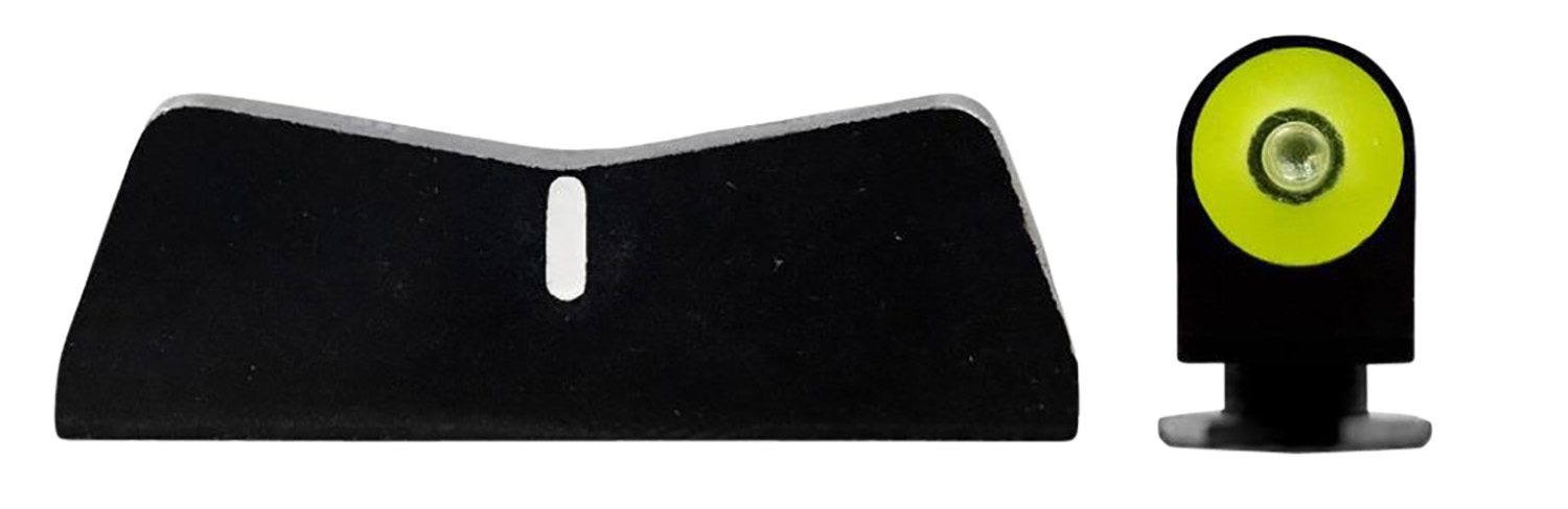 XS Sights GL0009P3Y DXT2 Big Dot Night Sights fits Glock Black | Green Tritium Yellow Outline Front Sight White Stripe Rear Sight 3 XS Sights GL0009P3Y DXT2 Big Dot Night Sights fits Glock Black | Green Tritium Yellow Outline Front Sight White Stripe Rear Sight