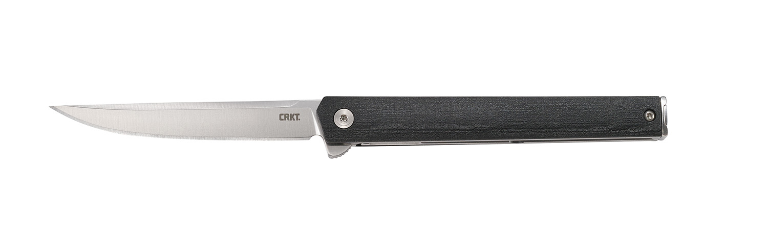 CRKT 7097 CEO 3.35" Folding Plain Satin AUS-8A SS Blade/ Black GRN Handle Includes Pocket Clip 3 CRKT 7097 CEO 3.35" Folding Plain Satin AUS-8A SS Blade/ Black GRN Handle Includes Pocket Clip