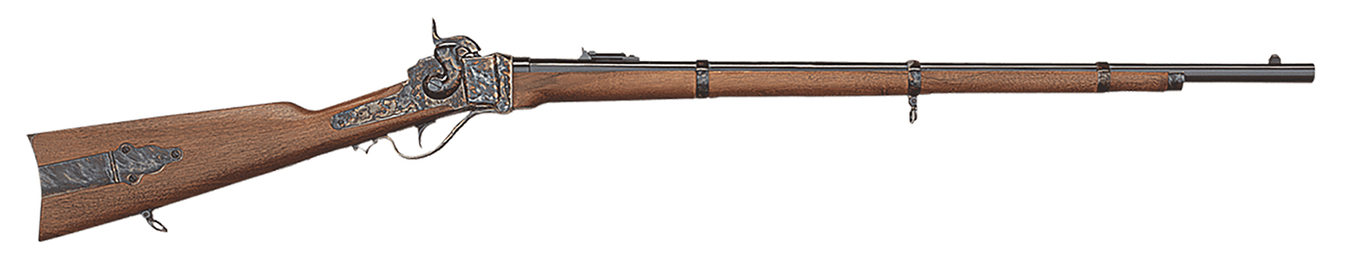 Taylors & Company 210122 1859 Sharps Infantry Pedersoli 54 Cal Percussion 30" Blued Round Barrel, Color Case Hardened Steel Receiver, Fixed Walnut Stock, Musket Cap Ignition, Right Hand 3 Taylors & Company 210122 1859 Sharps Infantry Pedersoli 54 Cal Percussion 30" Blued Round Barrel, Color Case Hardened Steel Receiver, Fixed Walnut Stock, Musket Cap Ignition, Right Hand