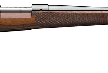 Winchester Repeating Arms 535239230 Model 70 Super Grade 7mm Rem Mag Caliber with 3+1 Capacity, 26" Barrel, Polished Blued Metal Finish, AAA French Walnut Stock & No Sights Right Hand (Full Size)