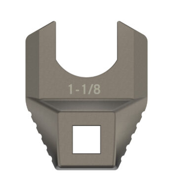 Real Avid AVMF118BNW Master -Fit Barrell Nut Wrench Titanium Titanium/Stainless Steel AR-Platform Free-Float Handle