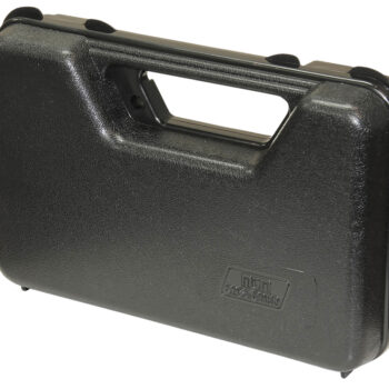 MTM Case-Gard 803R Single Handgun Case  made of Polypropylene w/ Black Finish Foam Padding Hinge & Latches 9" x 5.60" x 2" Interior Dimensions