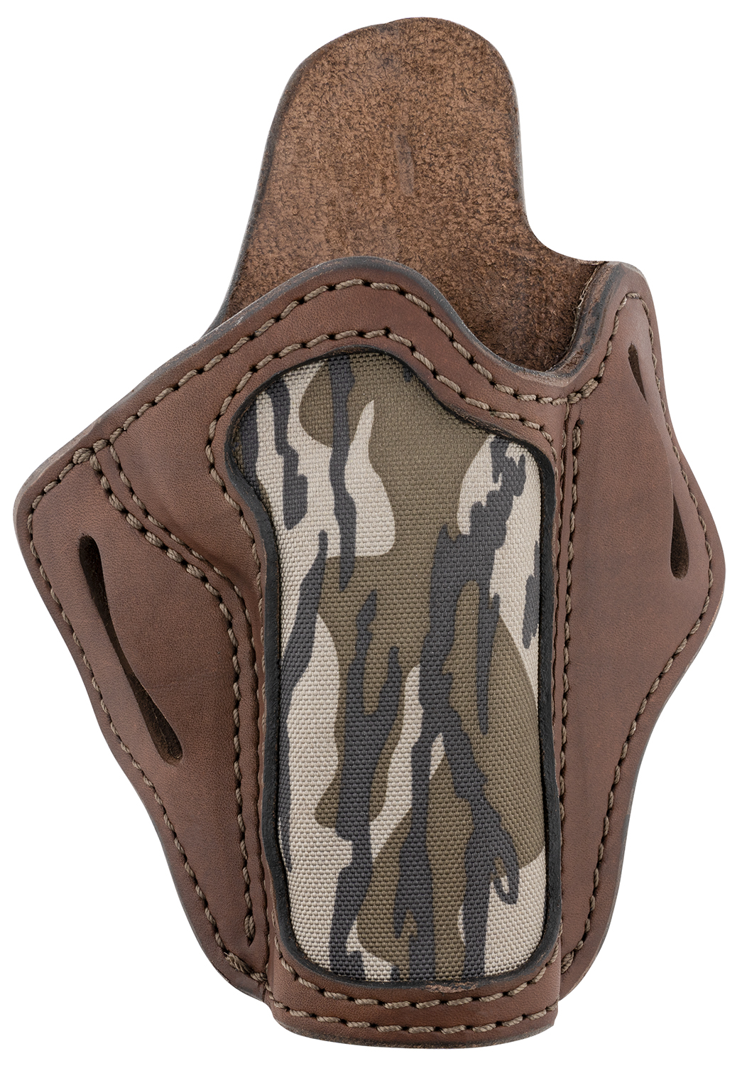 1791 Gunleather MOBH1BRWR BH1 Optic Ready OWB 01 Brown with Mossy Oak Leather Belt Slide Fits 5" 1911 3 1791 Gunleather MOBH1BRWR BH1 Optic Ready OWB 01 Brown with Mossy Oak Leather Belt Slide Fits 5" 1911