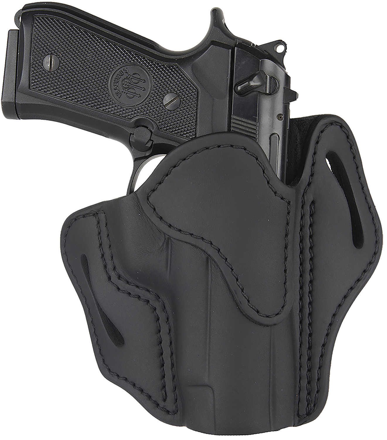 1791 Gunleather ORBH23SBLR BH2.3 Optic Ready OWB Size 2.3 Stealth Black Leather Belt Slide Compatible w/Glock 17/S&W M&P Shield Right Hand 3 1791 Gunleather ORBH23SBLR BH2.3 Optic Ready OWB Size 2.3 Stealth Black Leather Belt Slide Compatible w/Glock 17/S&W M&P Shield Right Hand