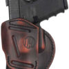 1791 Gunleather 4WH5VTGR 4-Way IWB/OWB Size 05 Vintage Leather Belt Clip Compatible w/Glock 17/Springfield XD/S&W M&P/HK VP9 Right Hand 1 143439