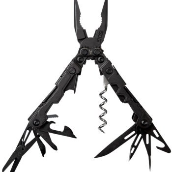 S.O.G SOGPL1002CP PowerLitre  Black Hardcoat Anodized 5Cr15MoV Stainless Steel 5" Long Features 19 Tools