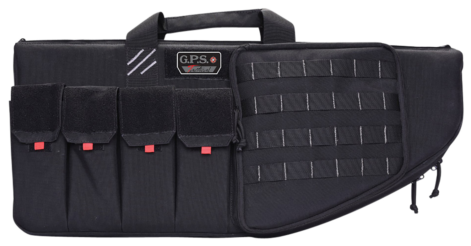 GPS Bags T30ARB Tactical AR Case 30" Black 1000D Nylon with Mag & Storage Pockets, Lockable Zippers, External Handgun Pocket & DuPont Teflon Coating 3 GPS Bags T30ARB Tactical AR Case 30" Black 1000D Nylon with Mag & Storage Pockets, Lockable Zippers, External Handgun Pocket & DuPont Teflon Coating