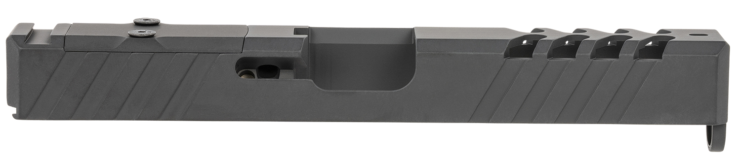 TacFire Replacement Slide 40 S&W Graphite Black Cerakote Stainless Steel with Optics Cut & Slide Ports for Glock 22 Gen3 3 TacFire Replacement Slide 40 S&W Graphite Black Cerakote Stainless Steel with Optics Cut & Slide Ports for Glock 22 Gen3