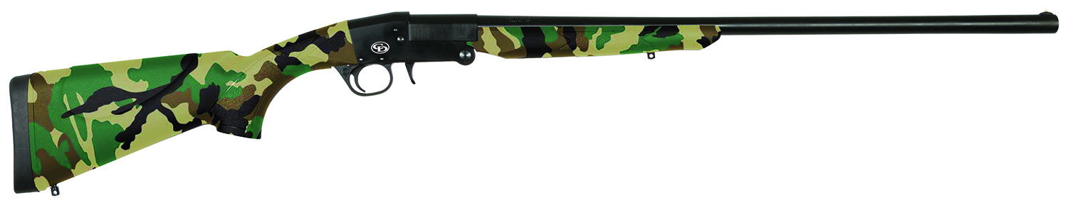 Charles Daly 930335 101 Compact 20 Gauge Break Open 3" 1rd 26" Black Steel Single Shot Barrel & Receiver, Fixed Woodland Camo Synthetic Stock, Beretta/Benelli Mobil Choke System 3 Charles Daly 930335 101 Compact 20 Gauge Break Open 3" 1rd 26" Black Steel Single Shot Barrel & Receiver, Fixed Woodland Camo Synthetic Stock, Beretta/Benelli Mobil Choke System