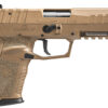 FN 66101277 Five-seveN MRD 5.7x28mm 10+1 4.80" Black Steel Barrel, Flat Dark Earth Optic Cut/Serrated Steel Slide & Polymer Frame w/Picatinny Rail, FDE Textured Polymer Grip, Ambidextrous 1 147539 1