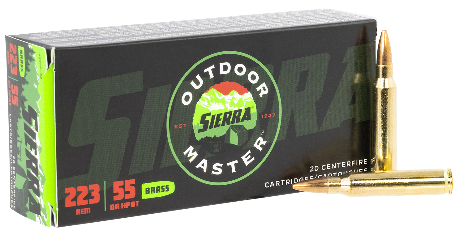 Sierra A937532 Outdoor Master 223Rem 5gr Hollow Point Boat Tail 20 Per Box/10 Case 3 Sierra A937532 Outdoor Master 223Rem 5gr Hollow Point Boat Tail 20 Per Box/10 Case