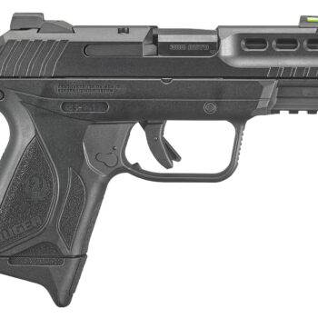 Ruger 3855 Security-380  380 ACP 10+1 3.42" Black Oxide Barrel, Black Serrated Steel Slide, Black Polymer Frame w/Accessory Rail, Black Polymer Grips