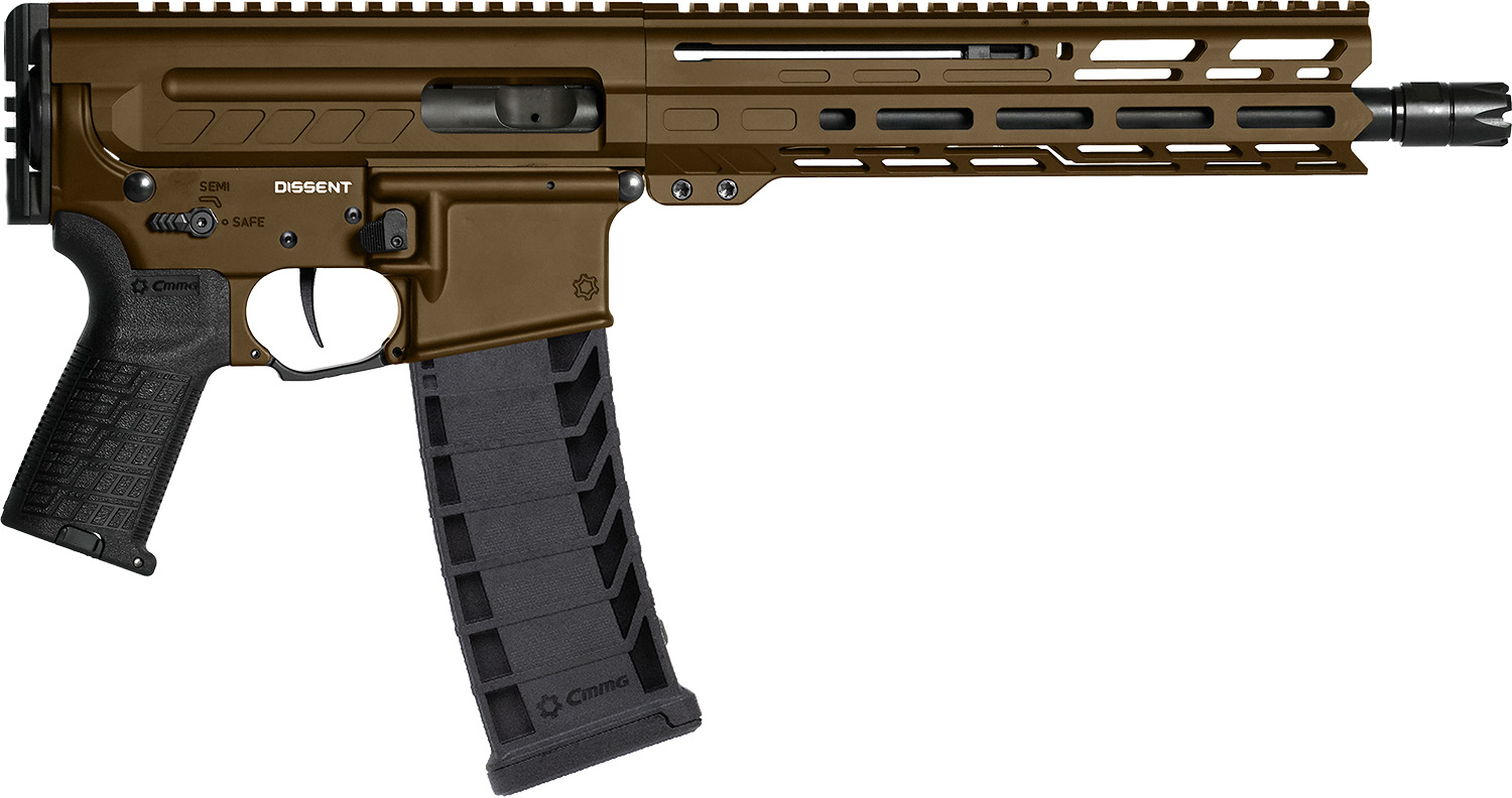 CMMG 94A8041MB Dissent MK4 9mm Luger 33+1 10.50", Midnight Bronze Rec, Picatinny Brace Adapter, 9.60" M-LOK Handguard, Left Side Charging Handle, Zeroed Linear Comp, TriggerTech Trigger 3 CMMG 94A8041MB Dissent MK4 9mm Luger 33+1 10.50", Midnight Bronze Rec, Picatinny Brace Adapter, 9.60" M-LOK Handguard, Left Side Charging Handle, Zeroed Linear Comp, TriggerTech Trigger