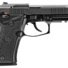 Beretta USA J80XBLK13 80X Cheetah 380 ACP 13+1 3.90" Black Optic Ready/Serrated Slide, Black Anodized Aluminum Frame w/Picatinny Rail & Beavertail 1 153851 5