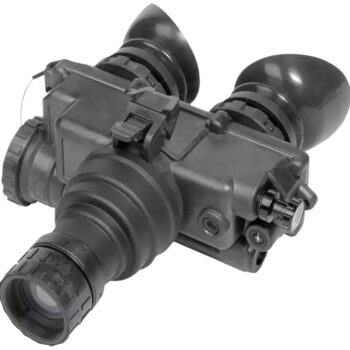 AGM Global Vision 12PV7122283011 PVS-7 NL1 Night Vision Goggles Black 1x27mm Generation 2+ Level 1, 51-64 lp/mm Resolution Green Filter