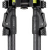 Mdt Sporting Goods Inc 105561GRN GRND-POD Green/Black 4.50"-9" Carbon Fiber/Aluminum, Adj. Throw Lever, 4 Leg Postitions, Fits ARCA Rail & RRS Dovetail 2 157606