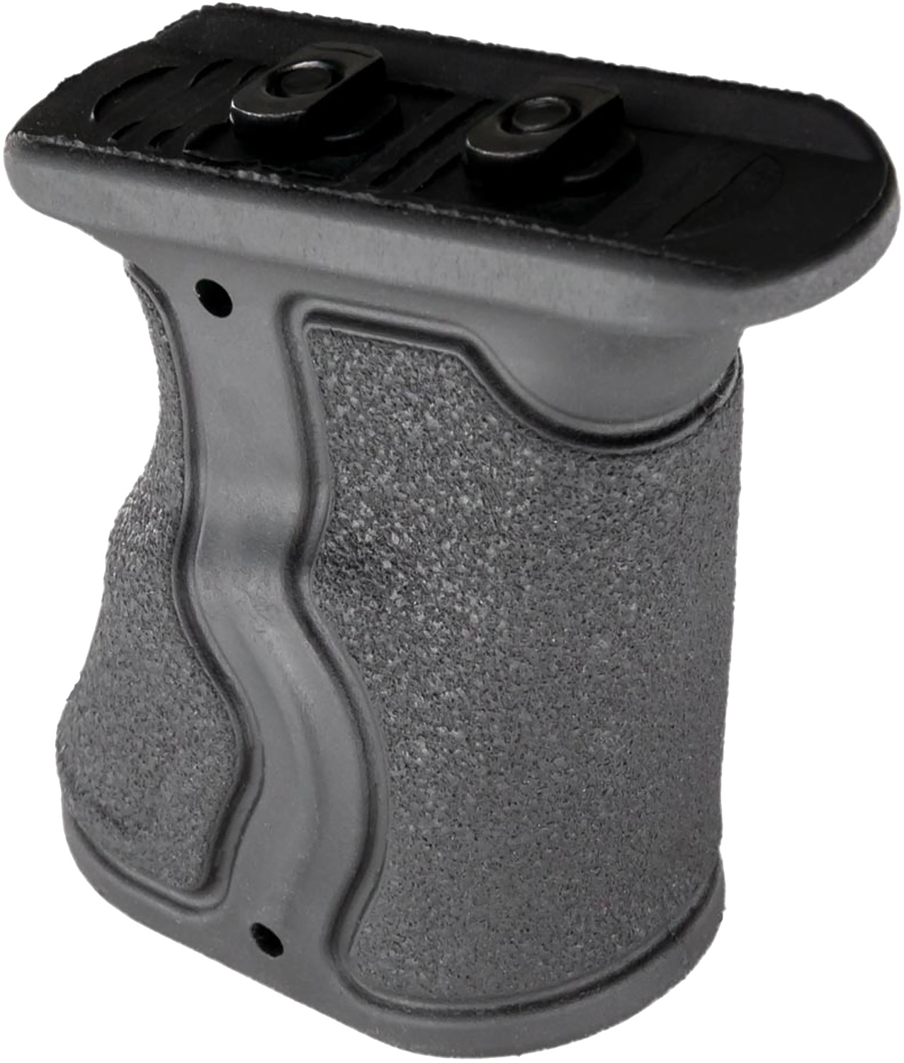 FAB Defense FXGRADMB Gradus Ergonomic Forward Grip Angled, Black Polymer with Rubber Overmold, Fits M-Lok Rail 3 FAB Defense FXGRADMB Gradus Ergonomic Forward Grip Angled, Black Polymer with Rubber Overmold, Fits M-Lok Rail