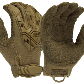 Pyramex VGTG40TL Impact Operator Heavy-Duty Brown Synthetic Leather Large Hook & Loop
