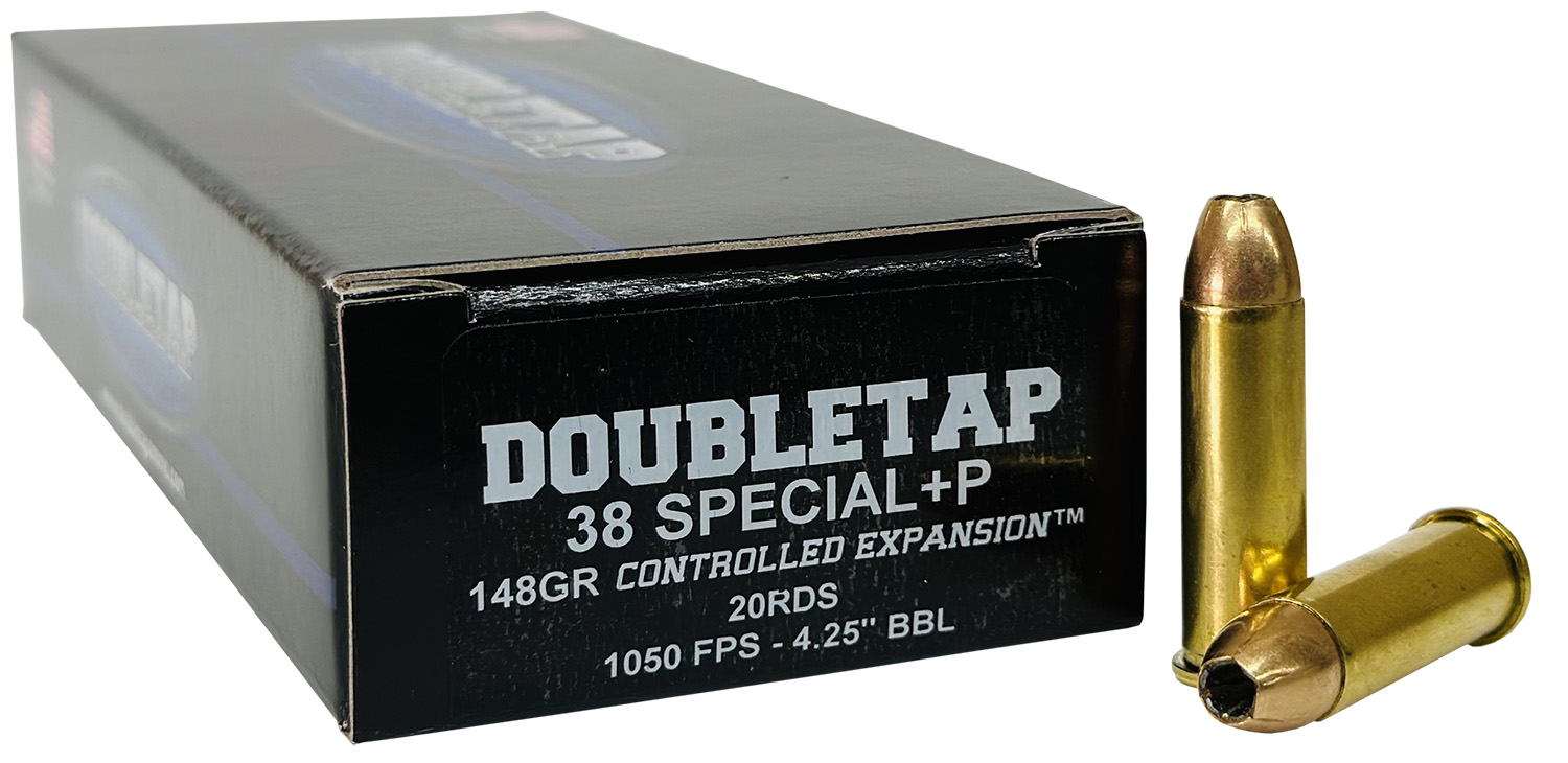 DoubleTap Ammunition 38SP148CE 38Special 148gr Controlled Expansion JHP 20 Per Box/50 Case 3 DoubleTap Ammunition 38SP148CE 38Special 148gr Controlled Expansion JHP 20 Per Box/50 Case