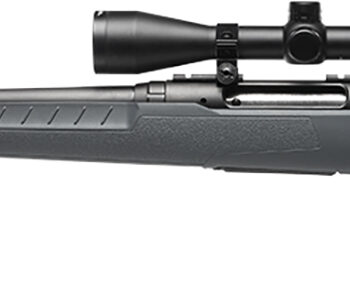 Savage Arms 32205 Axis 2 XP Combo Full Size 22-250 Rem 4+1 22" Black Sporter Barrel, Black Carbon Steel Receiver Drilled & Tapped, Gray Fixed Synthetic Stock, Weaver 3-9x40mm Scope, Left Hand
