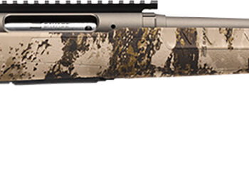 Savage Arms 32337 Axis 2 Pro Compact 223 Rem 4+1 20" Gun Metal Bronze Cerakote Heavy Sporter Threaded Barrel & Picatinny Rail Carbon Steel Receiver, Fixed Western Camo Synthetic Stock, Right Hand