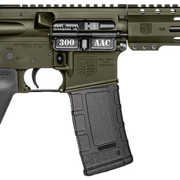 Diamondback DB1916B101 DB15  300 AAC 30+1 10" OD Green Cerakote Heavy Barrel 9" M-LOK Handguard 7075-T6 Aluminum SBA3 Brace Magpul MOE Grip