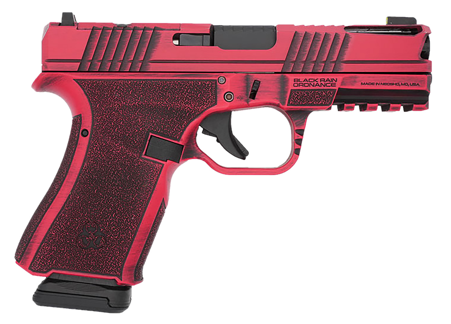 Black Rain Ordnance FLP9MMRB Compact Frame 9mm 15+1 4" Stainless Steel Slide 3 Black Rain Ordnance FLP9MMRB Compact Frame 9mm 15+1 4" Stainless Steel Slide