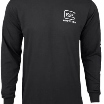 Glock AP96100 Perfection Long Sleeve Tee Black Pre-Shrunk Cotton Long Sleeve Large