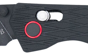 CobraTec Knives CTLEGBLK Legacy  EDC 3.50" Folding Plain Black TiCN D2 Steel Blade, 5" Black Textured Aluminum/G10 Handle