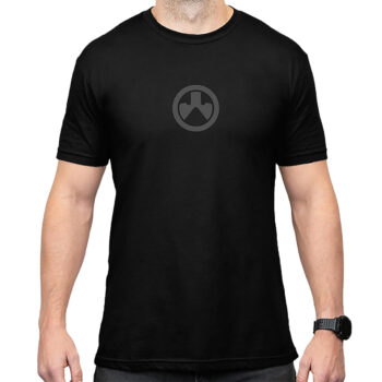 Magpul MAG1115-001-S Icon Logo  Black Cotton/Polyester Short Sleeve Small