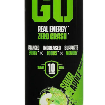 Jocko Fuel 29003 Sour Apple Energy Drinks 12oz 12Pack