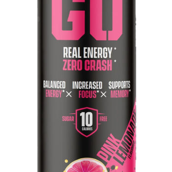 Jocko Fuel 29076 Pink Lemonade Energy Drinks 12oz 12Pack