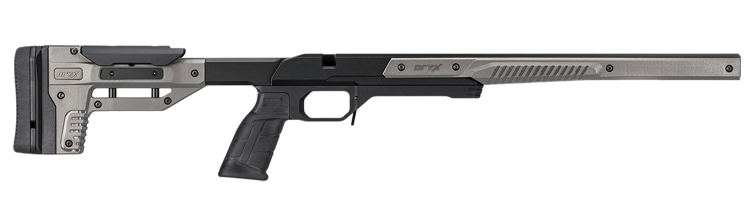 Mdt Sporting Goods Inc 106159GRY Oryx Sportsman Black Anodized Aluminum Fits Howa 1500 SA/ Weatherby Vanguard Short Action 3 Mdt Sporting Goods Inc 106159GRY Oryx Sportsman Black Anodized Aluminum Fits Howa 1500 SA/ Weatherby Vanguard Short Action